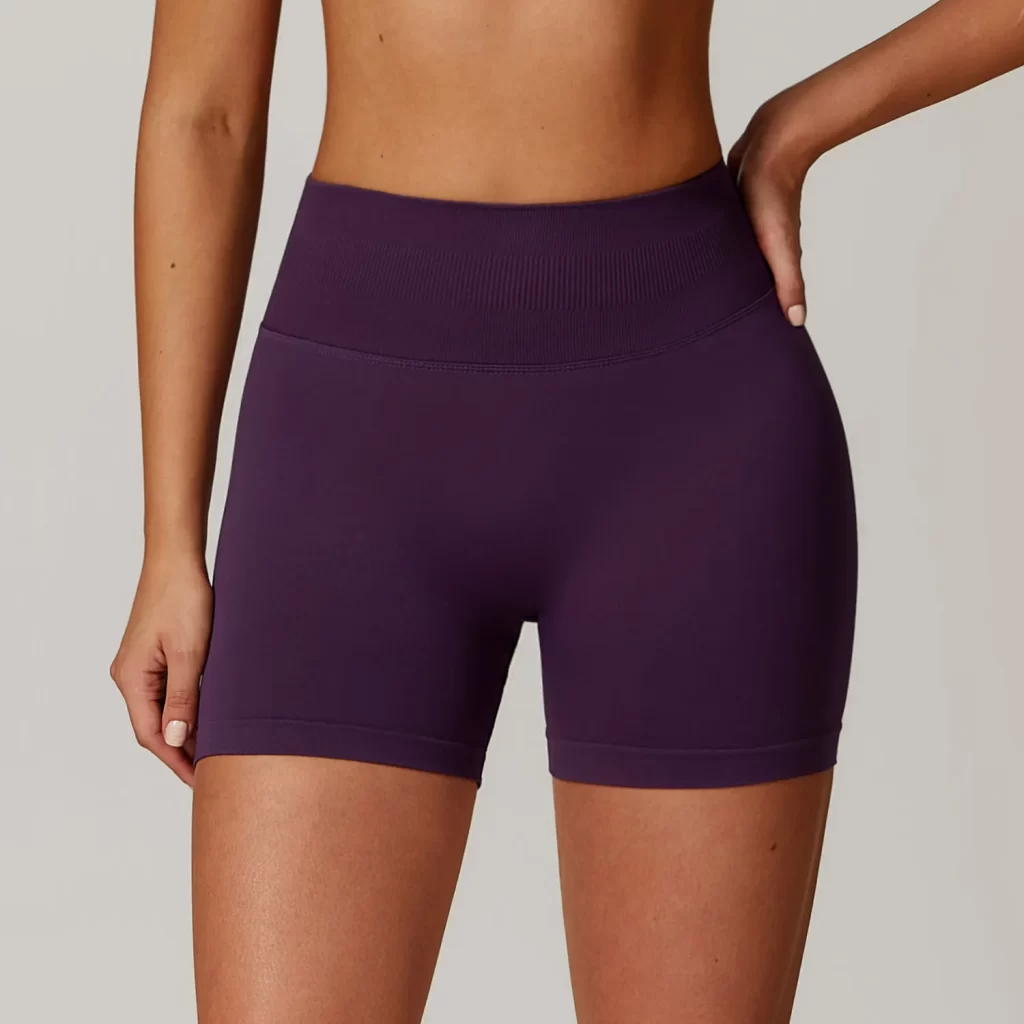Seamless Gym Clothes Women Fitness High Waist Shorts custom shorts manufacturer