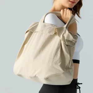 Nylon Workout Tote Bag Travel Shoulder Bags for Women Lightweight Shoulder Bag