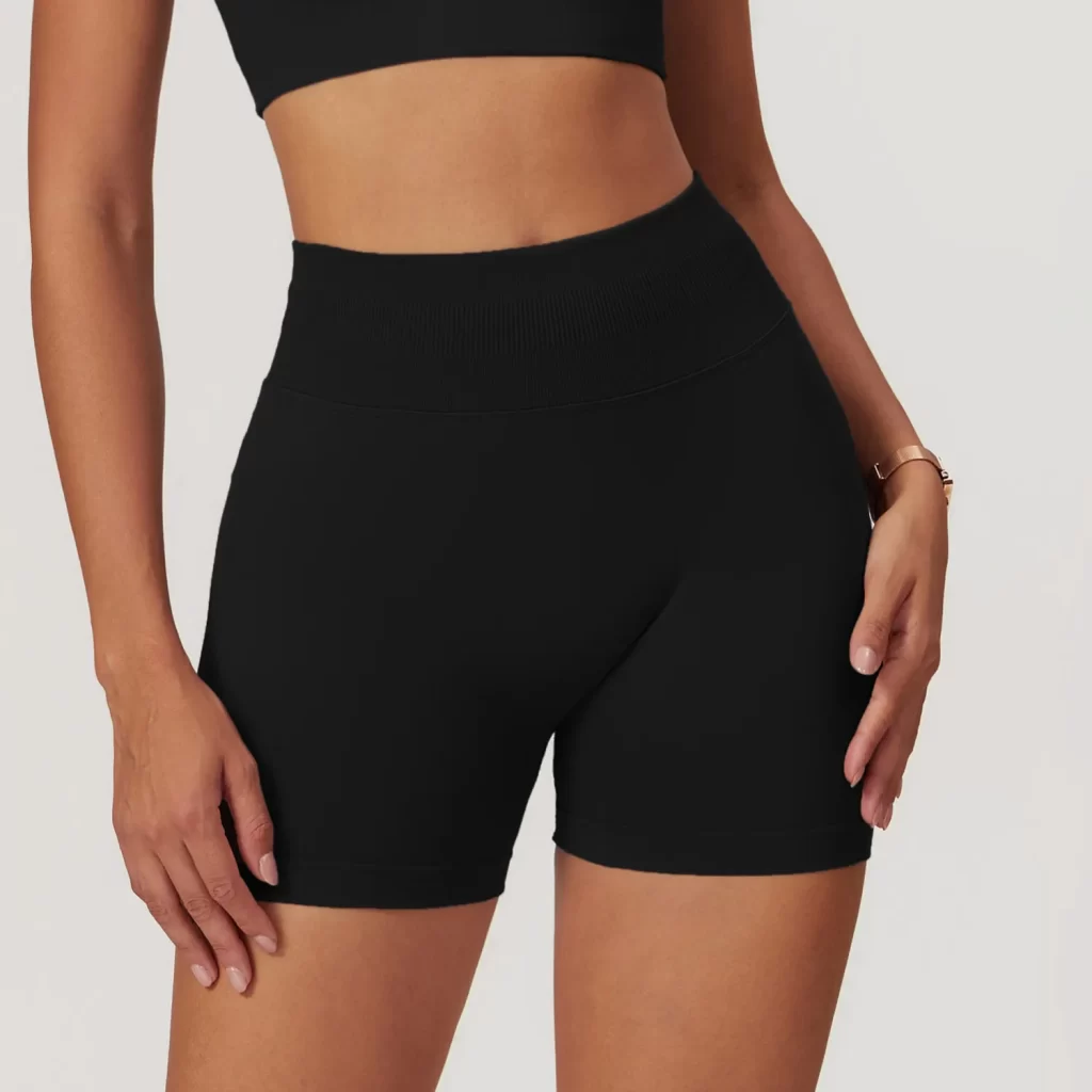 Seamless Gym Clothes Women Fitness High Waist Shorts custom shorts manufacturer