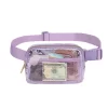 Workout Belt Bag Waterproof Clear Fanny Pack Clear Purse for Travel Workout Running Hiking