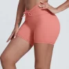 Elite Collection-V Elastic Waistband Fitness Shorts for Women Yoga Shorts Manufacturer