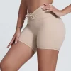 Elite Collection-V Elastic Waistband Fitness Shorts for Women Yoga Shorts Manufacturer