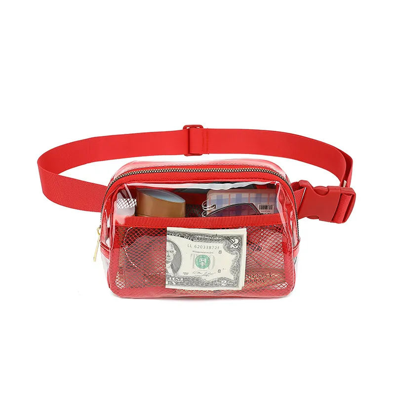 Workout Belt Bag Waterproof Clear Fanny Pack