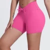 Elite Collection-V Elastic Waistband Fitness Shorts for Women Yoga Shorts Manufacturer