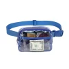 Workout Belt Bag Waterproof Clear Fanny Pack Clear Purse for Travel Workout Running Hiking