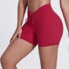 Elite Collection-V Elastic Waistband Fitness Shorts for Women Yoga Shorts Manufacturer