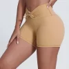Elite Collection-V Elastic Waistband Fitness Shorts for Women Yoga Shorts Manufacturer