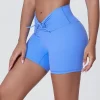 Elite Collection-V Elastic Waistband Fitness Shorts for Women Yoga Shorts Manufacturer