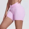Elite Collection-V Elastic Waistband Fitness Shorts for Women Yoga Shorts Manufacturer