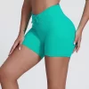 Elite Collection-V Elastic Waistband Fitness Shorts for Women Yoga Shorts Manufacturer