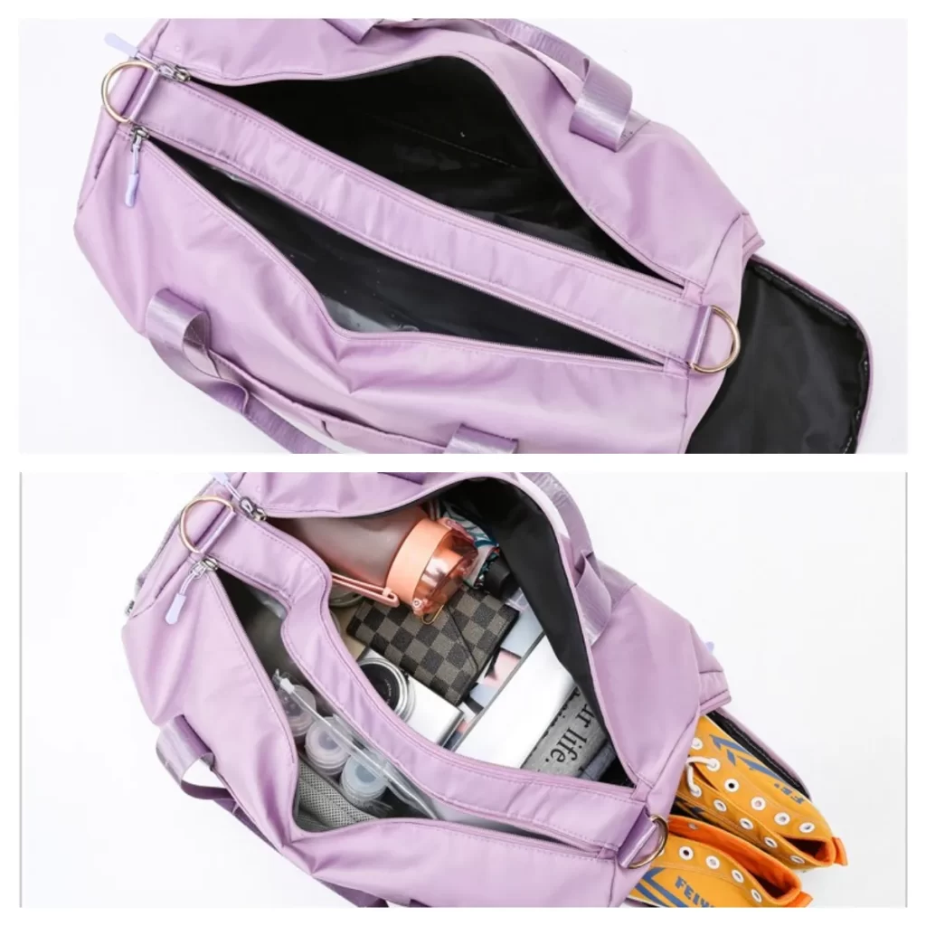 Dry-Wet Separation Large Capacity Gym Travel Duffel Bag