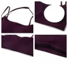 Workout Double Layer Bra Spaghetti Strap Halter Sports Bra