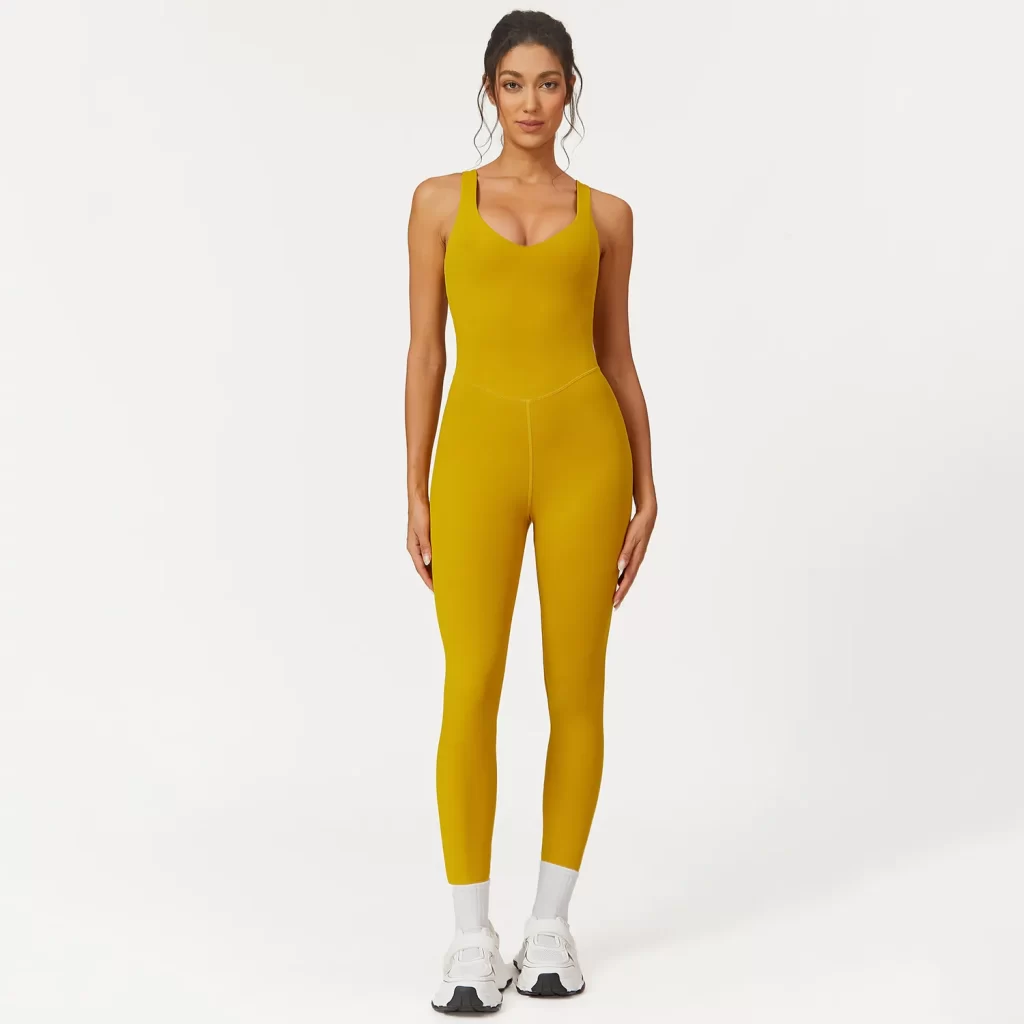 Custom Athletic Wear Women Yoga One Piece Jumpsuit