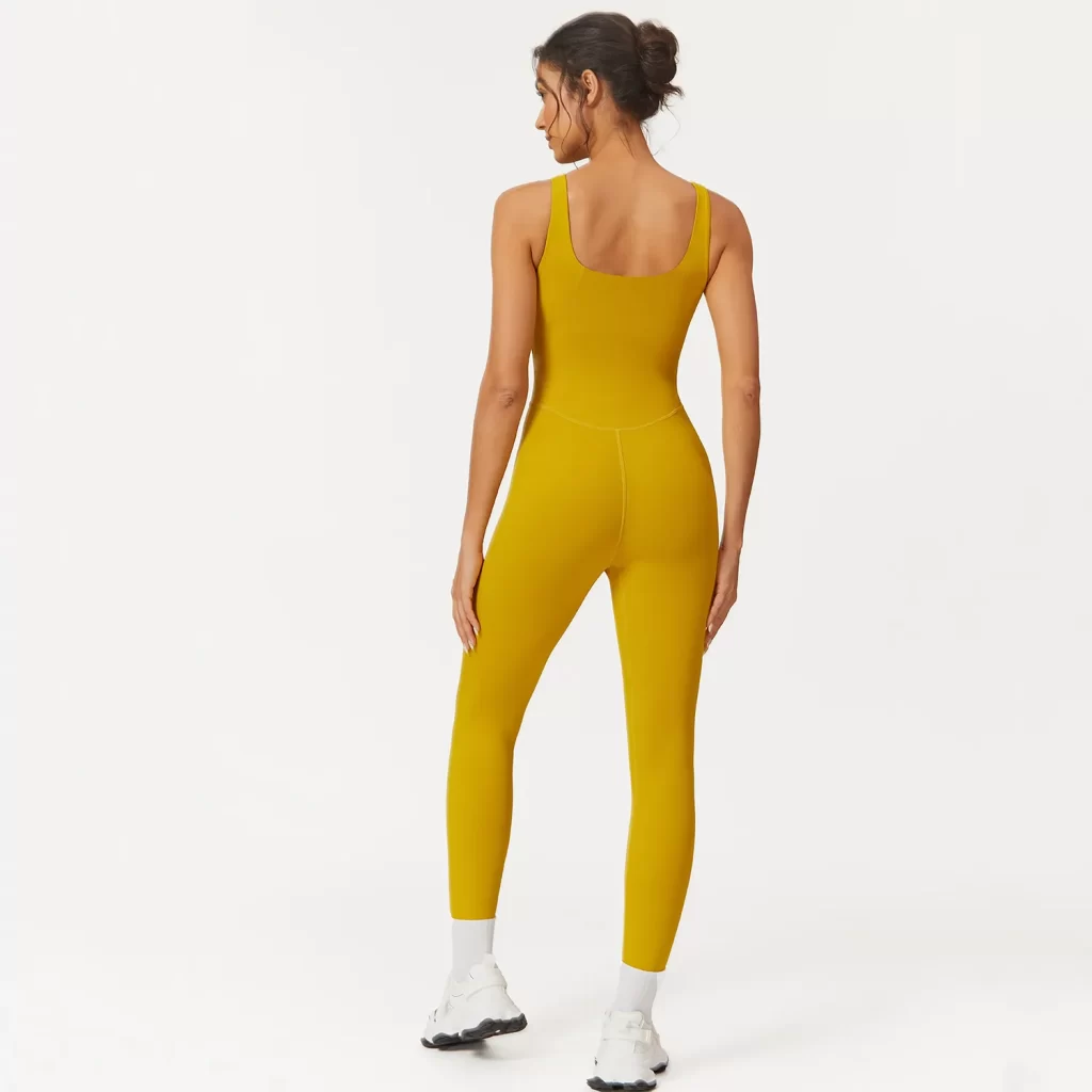 Custom Athletic Wear Women Yoga One Piece Jumpsuit