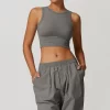 Womens Crew Neck Vest Backless Basic Crop Tops Wholesale Women's Workout Clothing