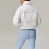 Women's Crop Short Jacket Cropped Lightweight Puffer Coat plus workout sets wholesale gym clothes spark gym