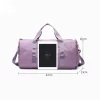 Dry-Wet Separation Large Capacity Gym Travel Duffel Bag