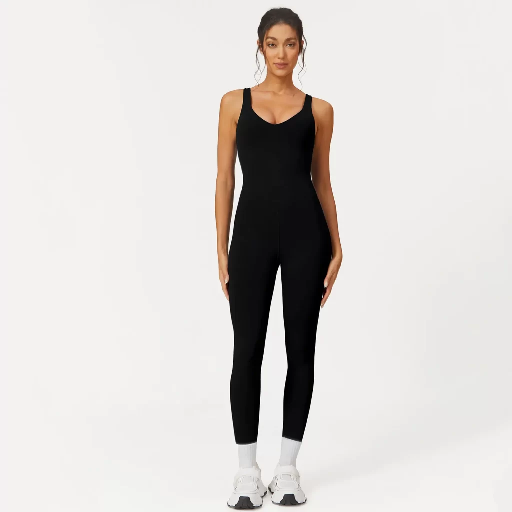 Custom Athletic Wear Women Yoga One Piece Jumpsuit