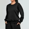 Women Pullover Top Custom Active Wear Manufacturers cropped hoodie blank yoga outfit sets