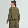 Women Pullover Top Custom Active Wear Manufacturers cropped hoodie blank yoga outfit sets