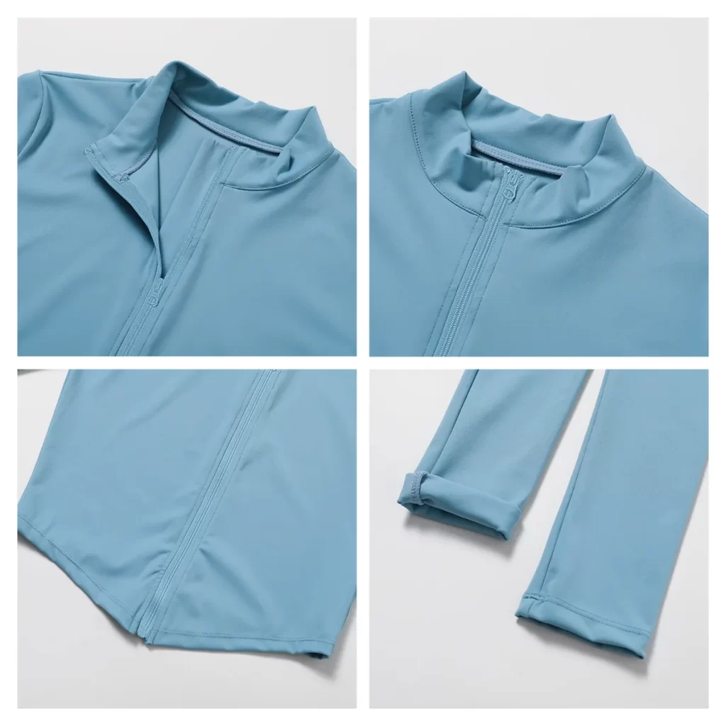 Women's Workout Jacket Lightweight Cropped Slim Fit Tops