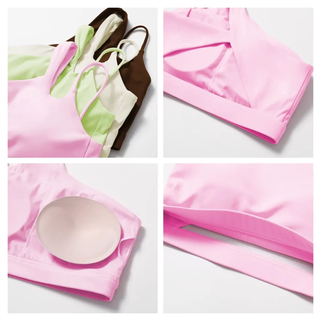 One Shoulder Medium Support Padded Strappy Yoga Bra