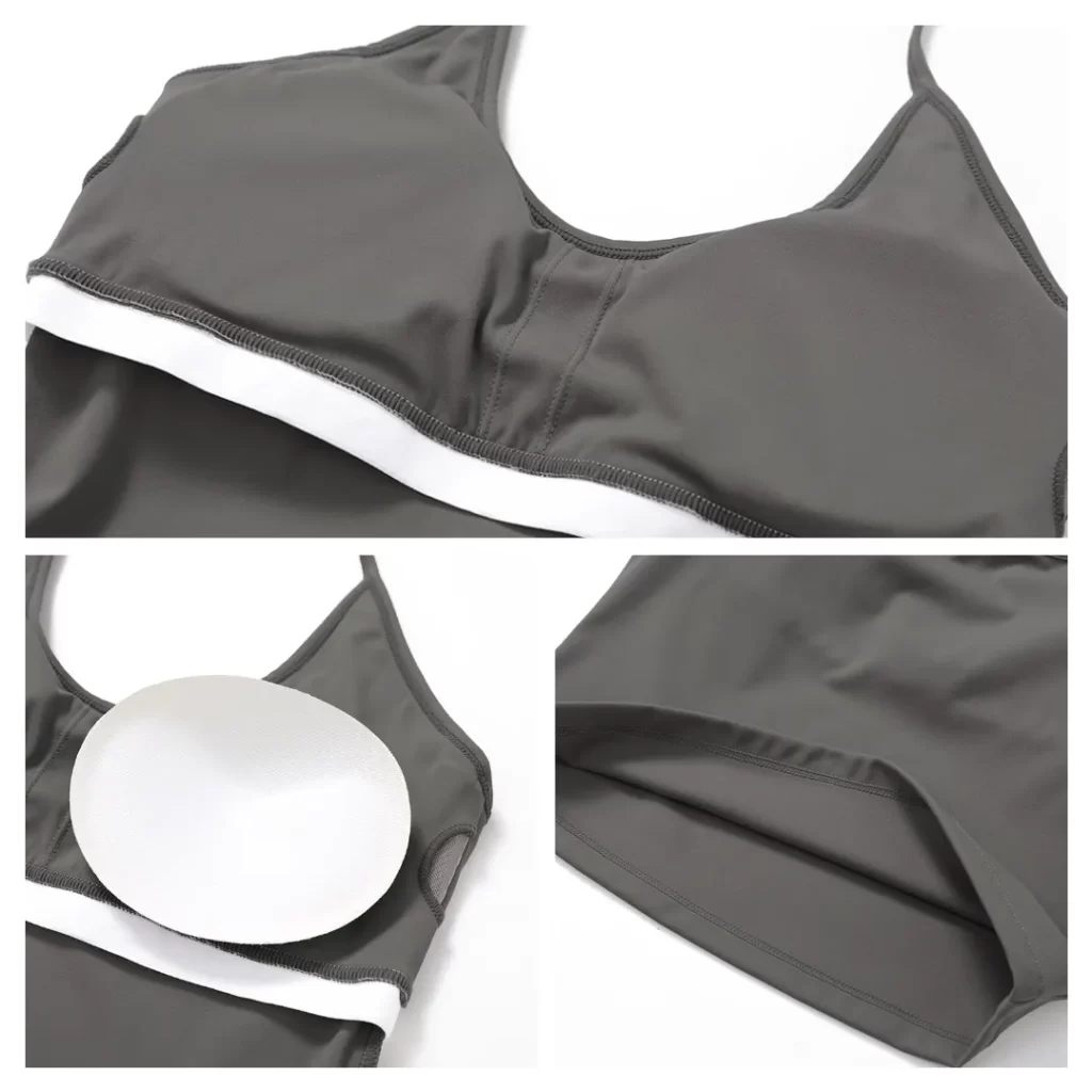 Halter Workout Crop Tank Top with Built in Bra athletic clothing manufacturers