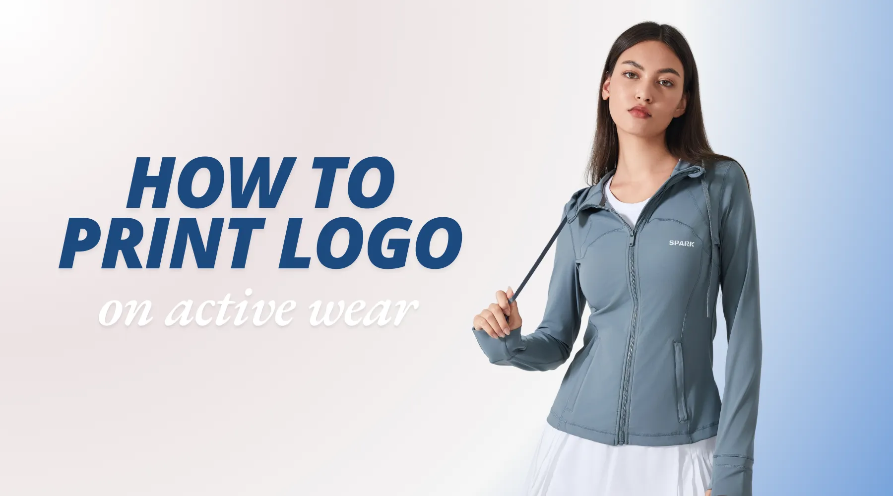 How to print logo on active wear