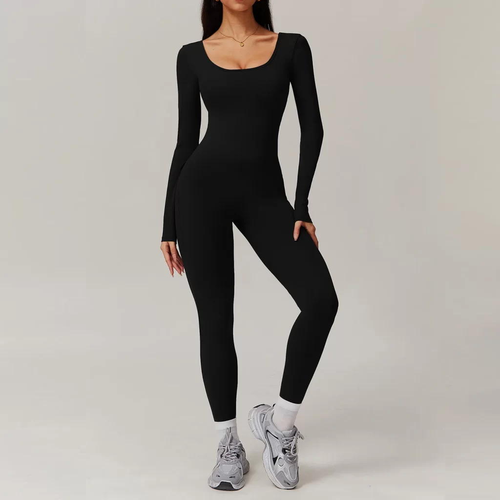 One Piece Athletic Wear Women Workout Backless Jumpsuit