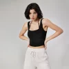 Women Strappy Fitness Running Workout Crop Tank Top Sportswear Manufacturer