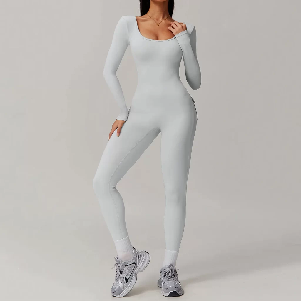 One Piece Athletic Wear Women Workout Backless Jumpsuit