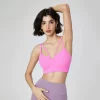 Women Yoga Outfit Double Straps Customized Sports Bra