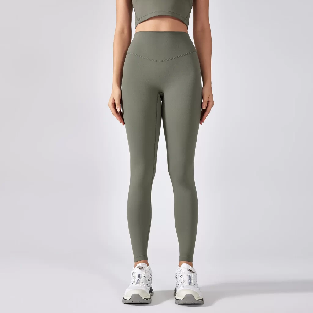 High Waisted Workout Leggings Tummy Control Soft Yoga Pants
