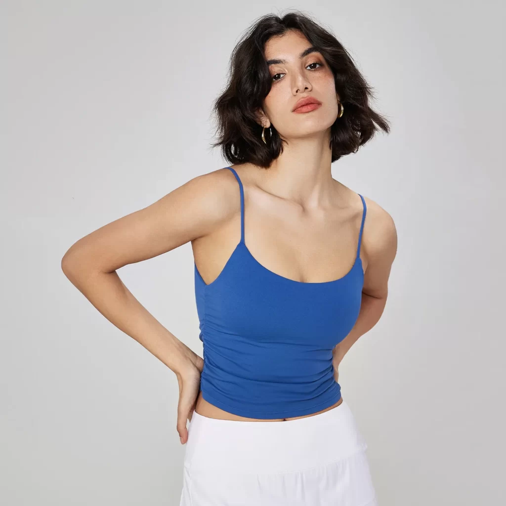Women's Square Neck Tank Top Sleeveless Basic Tops custom workout shirts