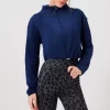 Women’s Half Zip Crop Pullover Fleece Stand Collar Sweatshirt