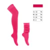 Slouch Socks Cotton Scrunch Knee High Long Socks