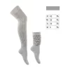 Slouch Socks Cotton Scrunch Knee High Long Socks