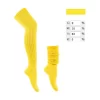 Slouch Socks Cotton Scrunch Knee High Long Socks
