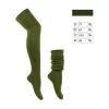 Slouch Socks Cotton Scrunch Knee High Long Socks