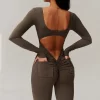 One Piece Athletic Wear Women Workout Backless Jumpsuit
