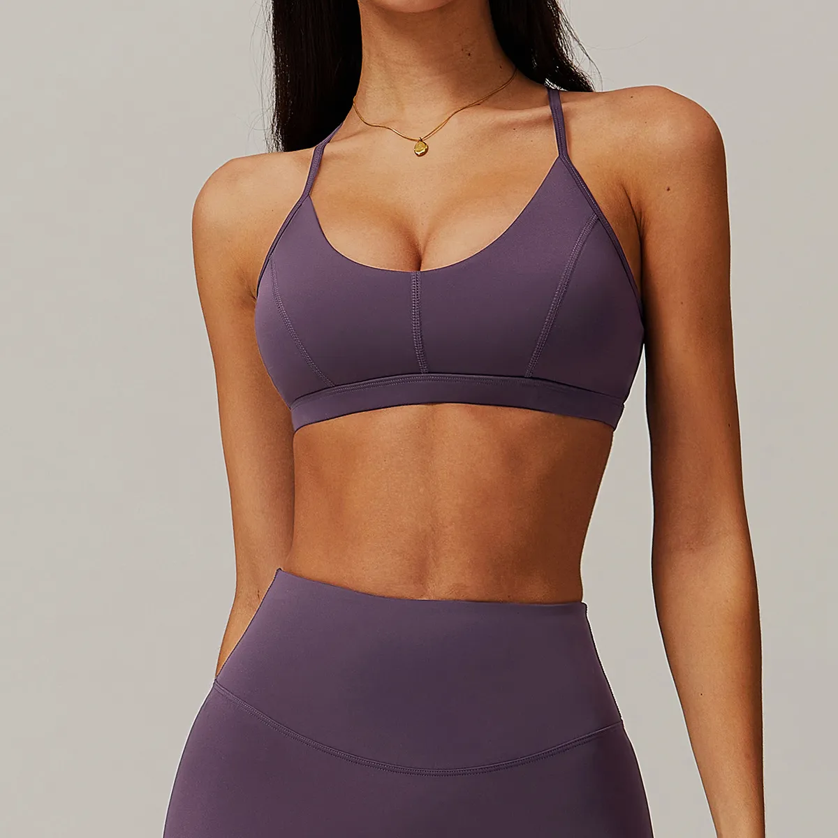 Custom Gym Bra Medium Impact Yoga Bra Crop Top
