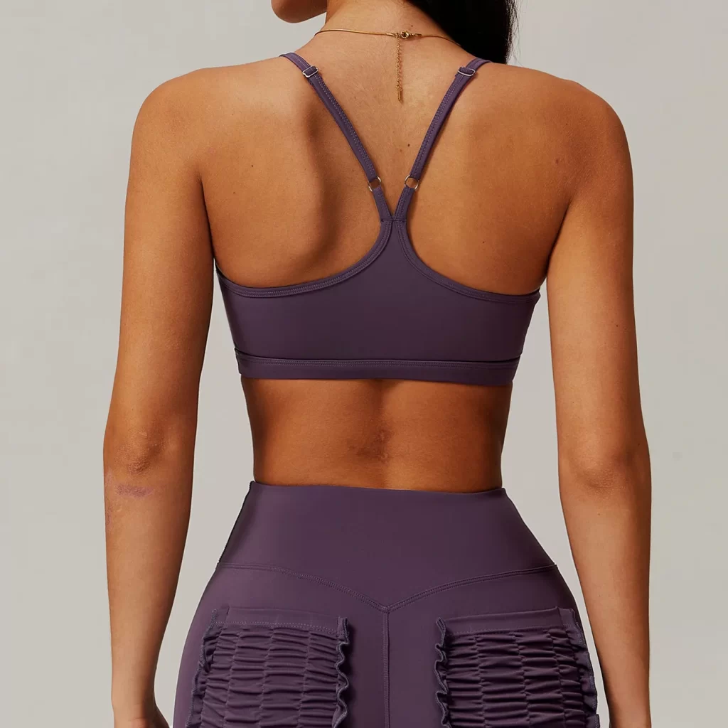 Custom Gym Bra Medium Impact Yoga Bra Crop Top