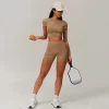 Custom Workout Shirts Short Sleeve Crop Tops for Women
