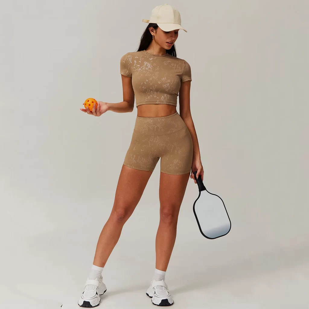 Custom Workout Shirts Short Sleeve Crop Tops for Women