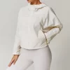 Cropped Jackets Zip Up Workout Running Hoodie