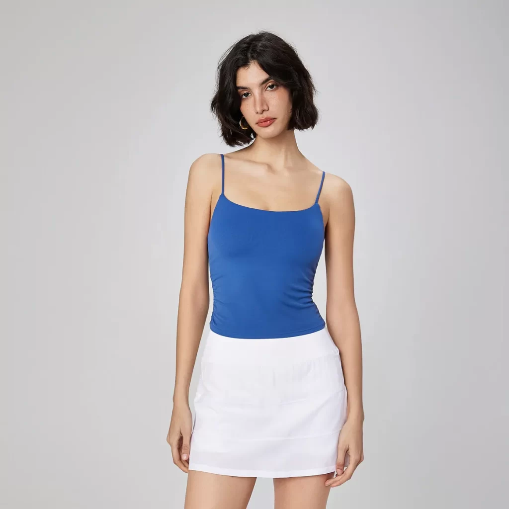 Women's Square Neck Tank Top Sleeveless Basic Tops