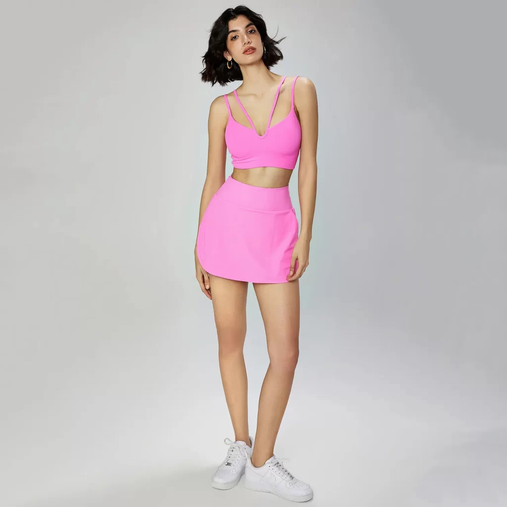 Women's Cool Feeling Tennis Athletic Skirts with Shorts