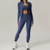 Women's Zip Up Workout Jackets with Pockets Slim Fit sports clothing manufacturers