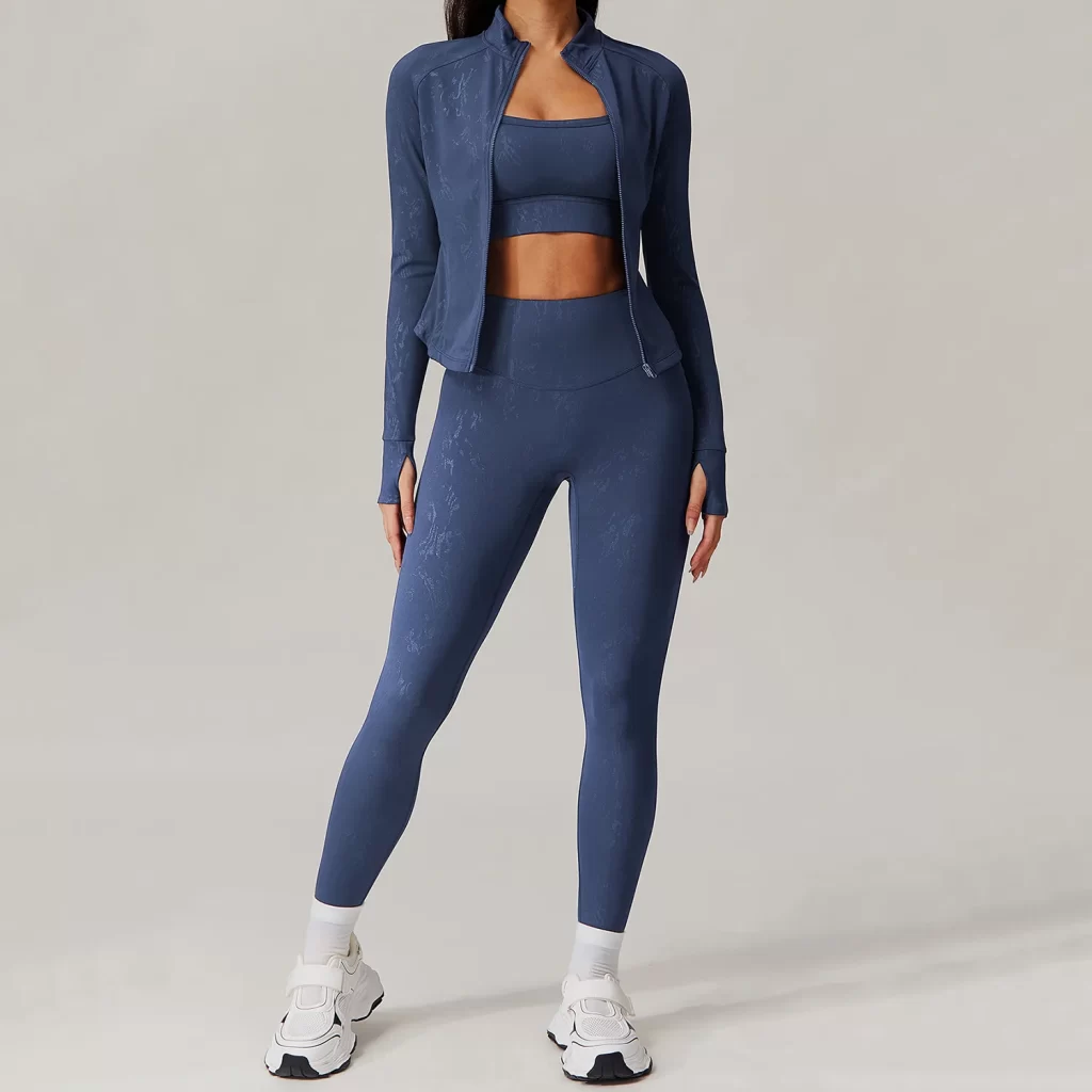 Women's Zip Up Workout Jackets with Pockets Slim Fit sports clothing manufacturers