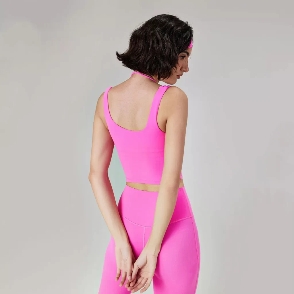 Women Strappy Fitness Running Workout Crop Tank Top Sportswear Manufacturer